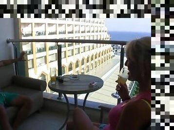 German wife have sex tape with Turkish men in Turkey holiday