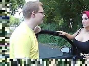 German red head Teen Lexy get fucked by older men