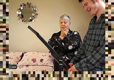 Old lady Savana fucked by student Sam Bourne by AgedLove