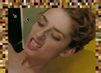 Backdoor To Short Red Hair Secretary