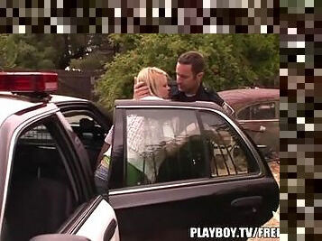 Playboy - Hot blonde teen gets pounded by cop