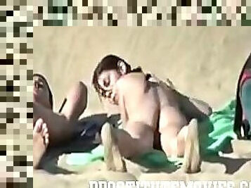 Real Sex on the beach with my cousin
