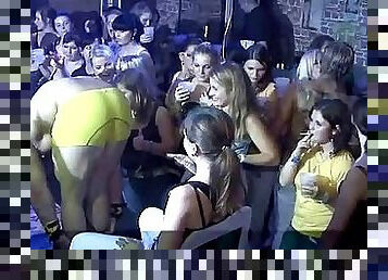 Group sex wild patty at night club