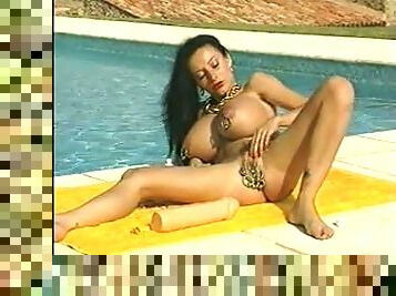 Pierced - Fisting at the pool.