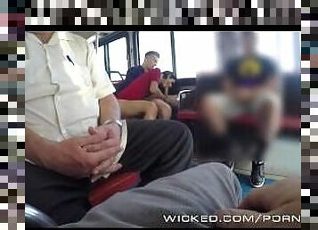 Wicked - Hot babe gets fucked on the public bus