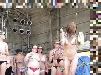 abate of iowa biker rally body contest