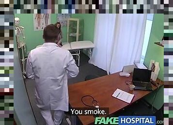 FAkeHospital Innocent red head gets creampie prescription