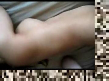 Arab woman and white man interracial couple fucking pov