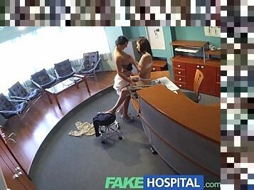 FakeHospital Nurse seduces patient and enjoys licking her pussy