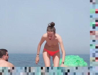 Tate mari, In afara, Camera, Voyeur, Spaniola, Bruneta, Toples