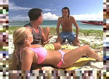 Busty Bikini Beach Babe Butt Banged