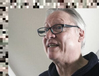 Horny teen rides grandpa cock then sucks it deepthroat