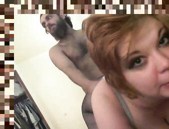 Redhead BBW fucked