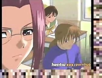 Hentai - Naughty teacher loves jerking off students
