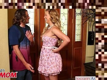 MILF Cherie DeVille seduces her son's friend in the shower Naughty America