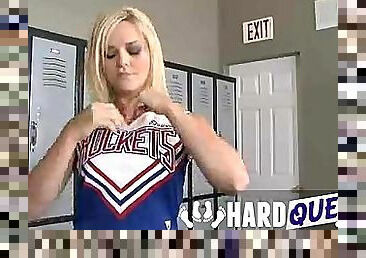 Cheerleaders Alexis Texas in Lockerroom
