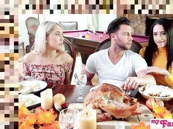 ""who's hotter"" - competing for his thanksgiving creampie s10:e6