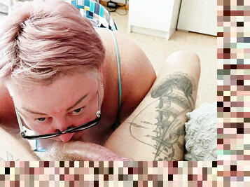 mother-in-law&#039;s mouth makes my cock hard and brings me to ejaculation