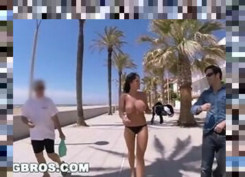 Big Ass Bit Tits Pornstar Patty Michova on Public Bang in Spain! (pb14480)