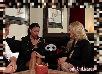 Julia Ann & Jessica Bound, Gagged, & Fucked!