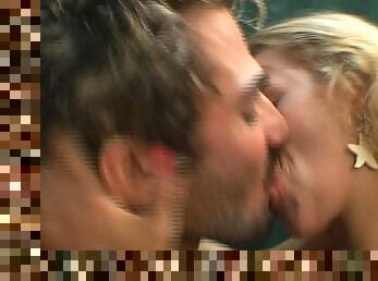 Hot girl kissing boyfriend