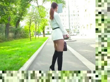 Jeny Smith In Independent Woman In Pantyhose Without Panties