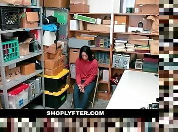 ShopLyfter - Black Teen Interrogated and then Fucked