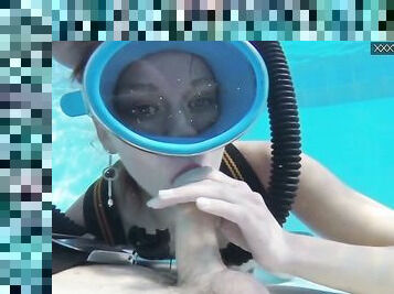 Minnie Manga hardcore sex underwater