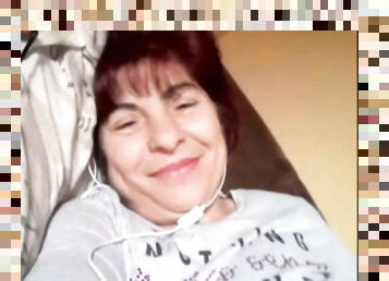 Horny MILF 47 years old Romanian sexy tits solo