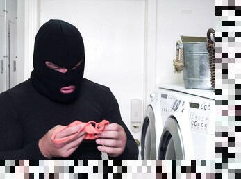Mature endures robber's massive dick after a failed robbing attempt