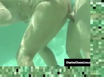 Blonde Milf Charlee Chase Does Underwater Sucking & Fucking!