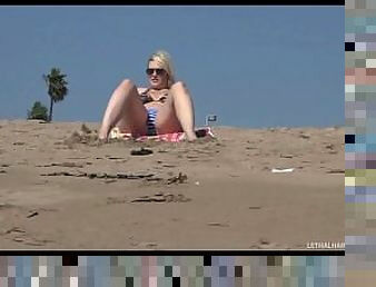 Big Tits On The Beach