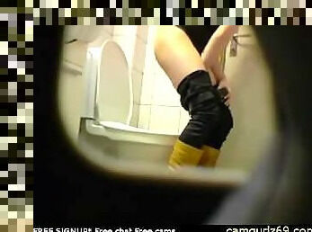 Pussy, Amatør, Milf, Tenåring, Kamera, Spionering, Voyeur, Blond, Toalett, Webkamera
