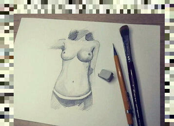 Beautiful Women Breast and Nude Body Art