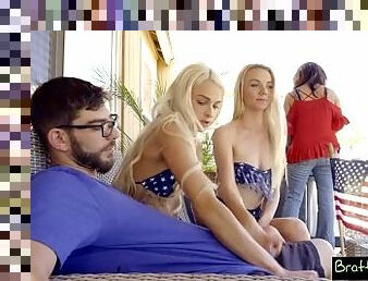 BFFs Sneak Fuck Sleepy Stepbro At July 4th Family BBQ! S5:E12
