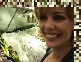 Buying some cucumbers with Sarah