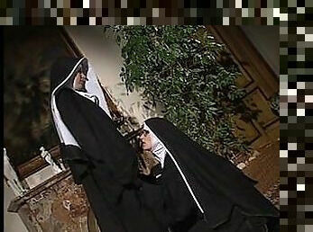 Lesbian nuns enjoy hot and sinful sex