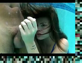 underwater blowjob
