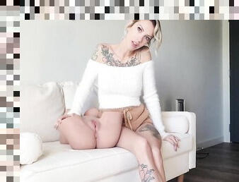Tate mari, Milf, Jucarie, Laba, Blonda, American, Britney, Tatuaj