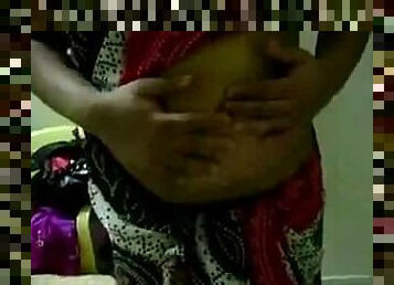 Fat aunty belly play