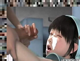 Umemaro 3D Toilet sex