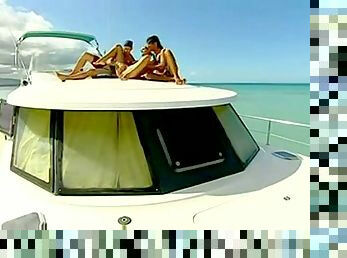 Monica Lion sex on boat