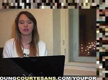 Young Courtesans - Courtesan pussy creampied