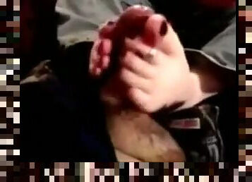 Classic footjob compilation - WunnyCummy
