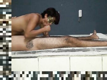 My wife fuking my friend, an he creampied her twice